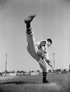 Boston Braves Pitcher Warren Spahn