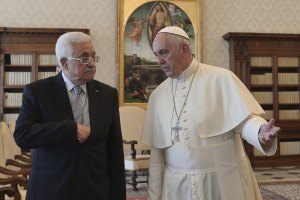 El papa Francisco a Mahmud Abas: Eres un ángel de paz