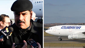 De nuevo Maduro a Rusia y de nuevo en un avión de Cubana (fotodetalle)