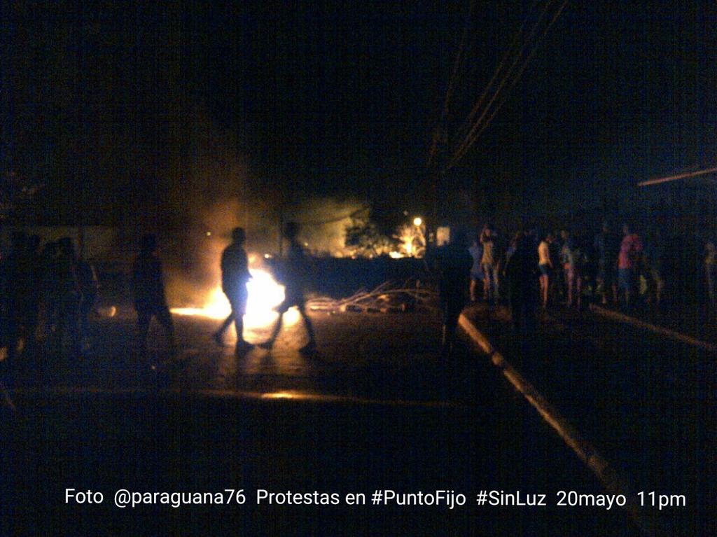 Se prendió “la candelita” en Falcón: Protestas en las calles por interminable apagón #SinLuz