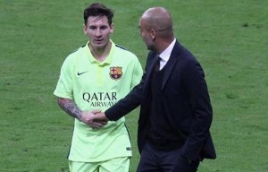 Revelan la conversación “secreta” entre Guardiola y Messi en el Allianz Arena