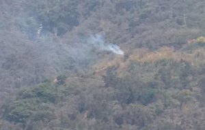 Controlan incendio en el Avila a la altura de Sebucán
