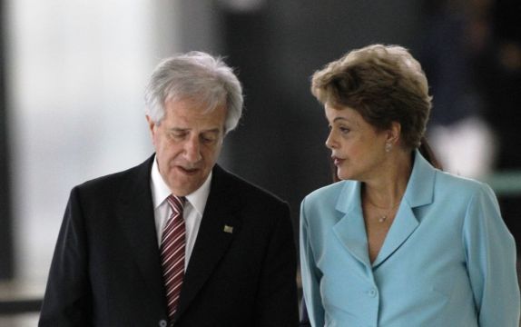 Foto: Tabaré Vázquez y  Dilma Rousseff / EFE