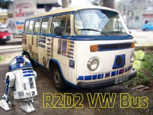 Nerdgasmo: Convirtió su camioneta en el R2-D2 de Star Wars (Fotos)