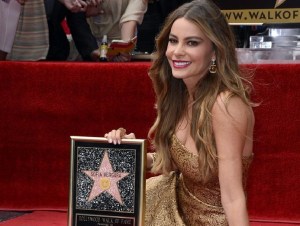 Sofía Vergara por fin tiene su estrella en Hollywood (Fotos)