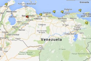 Los últimos siete sismos registrados en Venezuela