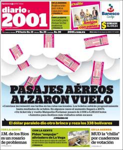 Portadas del miércoles 20 de mayo de 2015