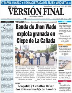 Portadas del lunes 25 de mayo de 2015