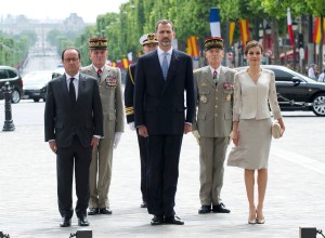 Los reyes de España inician visita de Estado a Francia