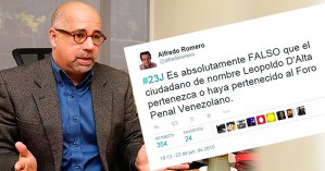 Foro Penal Venezolano desmiente cualquier vinculación con Leopoldo D’Alta