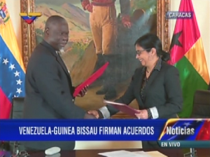 Venezuela y Guinea Bissau firman acuerdos para la supresión de Visa