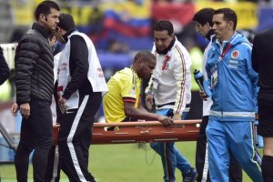Futbolista colombiano sufrió ruptura de ligamento cruzado