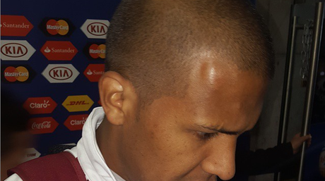 Rondón cambió un gol por este chichón (FOTO + Ouch)