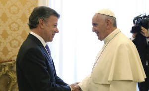 Se cancela la audiencia entre el papa Francisco y Juan Manuel Santos