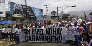 Cinco empleados de El Carabobeño se declararon en huelga de hambre