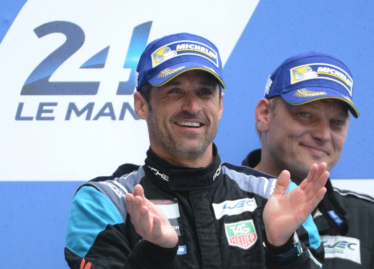 El “Doctor McDreamy” se sube al podio en Le Mans: Entregado por entero a su pasión (FOTO)