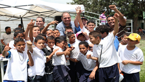 Más de 400 niños participaron en Torneo de Rugby Escolar de Santa Teresa