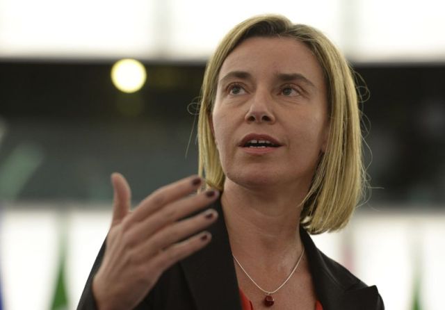 Foto:  Alta representante de la Unión Europea, Federica Mogherini / EFE