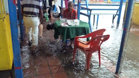 Más de cinco horas de lluvia causa caos e inundaciones en Barinas