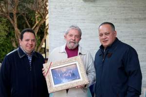 Lula recibe a Cabello y a una delegación ministerial en Sao Paulo