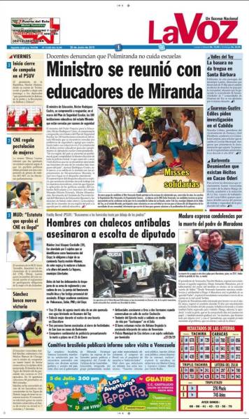 PORTADA LA VOZ