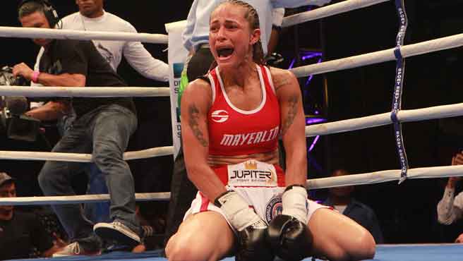 Mayerlin “La Monita” Rivas dictó cátedra de Boxeo y retuvo la Corona Gallo de la AMB