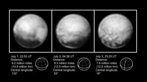 NASA presenta fotos más nítidas y cercanas de Plutón