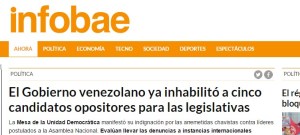 Gobierno chavista volvió a bloquear Infobae en Venezuela