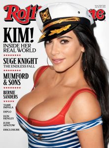 ¿Imperdible? El superescote de Kim Kardashian en la portada de Rolling Stone