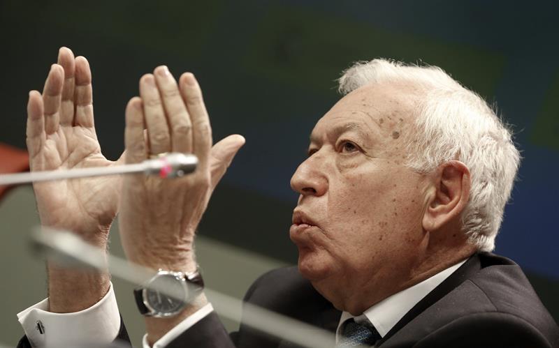 Margallo: Es falso que España financie a oposición de Venezuela