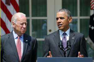 Obama le ofreció su respaldo en la carrera presidencial a Joe Biden