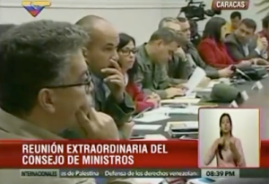 Ministros reunidos en Miraflores debaten sobre temas nacionales