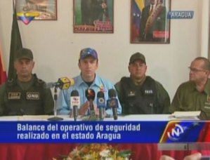 El “operativo de paz” que desplegó Tareck El Aissami en el sur de Aragua (Video)