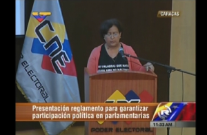 Lucena presenta reglamento para las elecciones parlamentarias