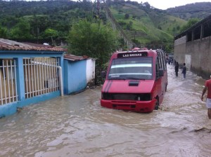 Inundación en Boconó deja 250 familias damnificadas