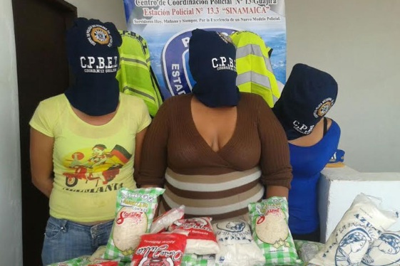 Detienen a tres colombianas por agredir a una cajera en Maracaibo
