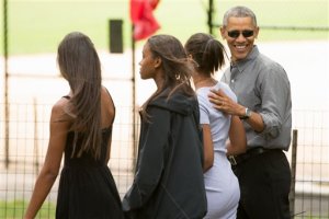 Obama y sus hijas pasan el fin de semana en Nueva York