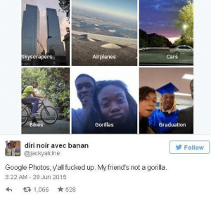 Google Photos confunde a dos afroamericanos con gorilas: ¿error o chiste malo?