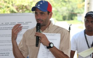 Capriles: El país va por un barranco y el gobierno solo hace marchas