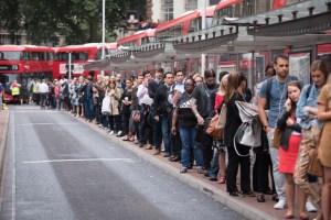 Huelga de metro de Londres altera el ritmo de la gran ciudad (Fotos)