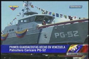 Bautizan buque patrullero como “Hecho en Venezuela” y fue fabricado en Holanda