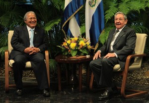 Raúl Castro se reúne con presidente de El Salvador en La Habana