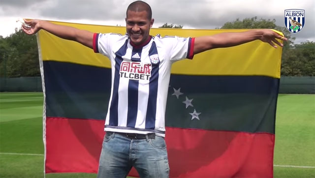 Salomón Rondón y su primera entrevista como jugador del West Bromwich (+ Video)