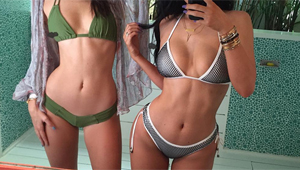 Hermanitas traviesas: Kylie y Kendall nos muestran sus cuerpazos en bikini… ¿Quién gana?