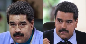 En tres días de “Excepción” a Maduro se le fue la mano… ¡con el maquillaje! (fotocomparación)