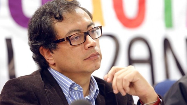 El candidato a la presidencia de Colombia, Gustavo Petro
