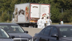 Hallan a decenas de inmigrantes muertos en un camión en Austria
