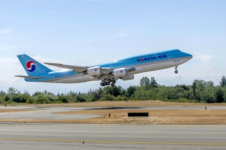 Boeing entrega a Korean Air su primer 747-8I