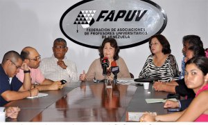Fapuv: Gobierno debe acordar con profesores universitarios su nueva tabla salarial