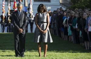 Obama encabeza minuto de silencio en EEUU en 14º aniversario del 11-S